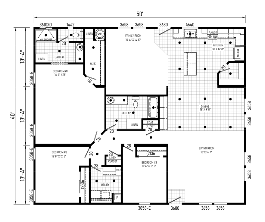 Alda Triple Wide Alda