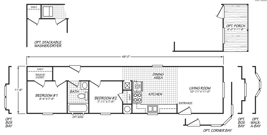 single wide mobile home